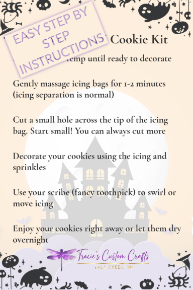 🎃 HALLOWEEN DIY COOKIE DECORATING KIT