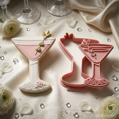 Cheers to Love Cutter & Stamp Collection - A Modern Bridal Collection