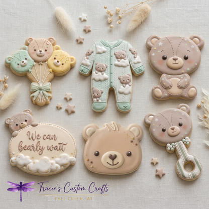 ⭐ Little Bear Baby Cookie Cutter Set- A Modern Baby Collection