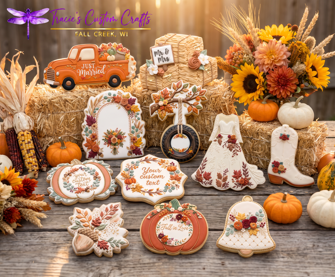 Falling in Love Cookie Cutter & Stamp Collection - A Rustic Bridal Collection