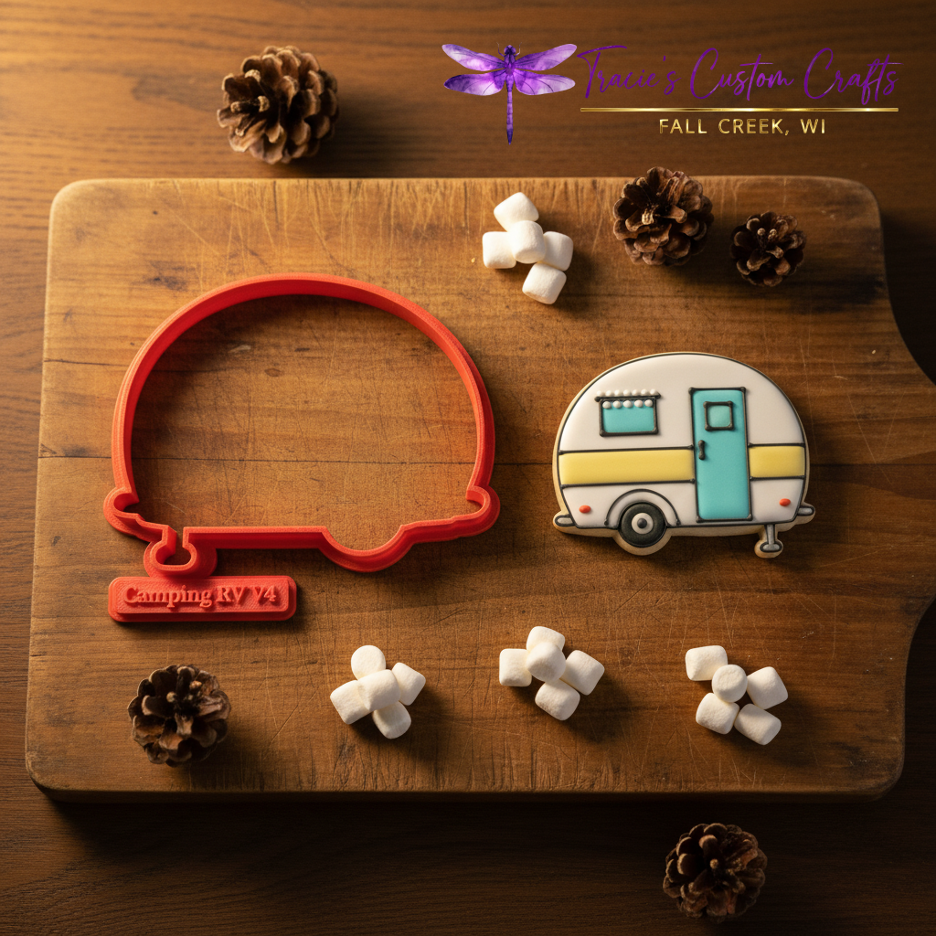 Camping Cookie Cutter Collection – Tents, Lanterns, Campfires & Adventure Designs