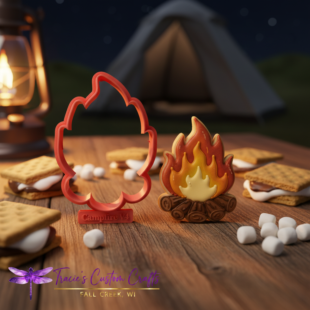 Camping Cookie Cutter Collection – Tents, Lanterns, Campfires & Adventure Designs