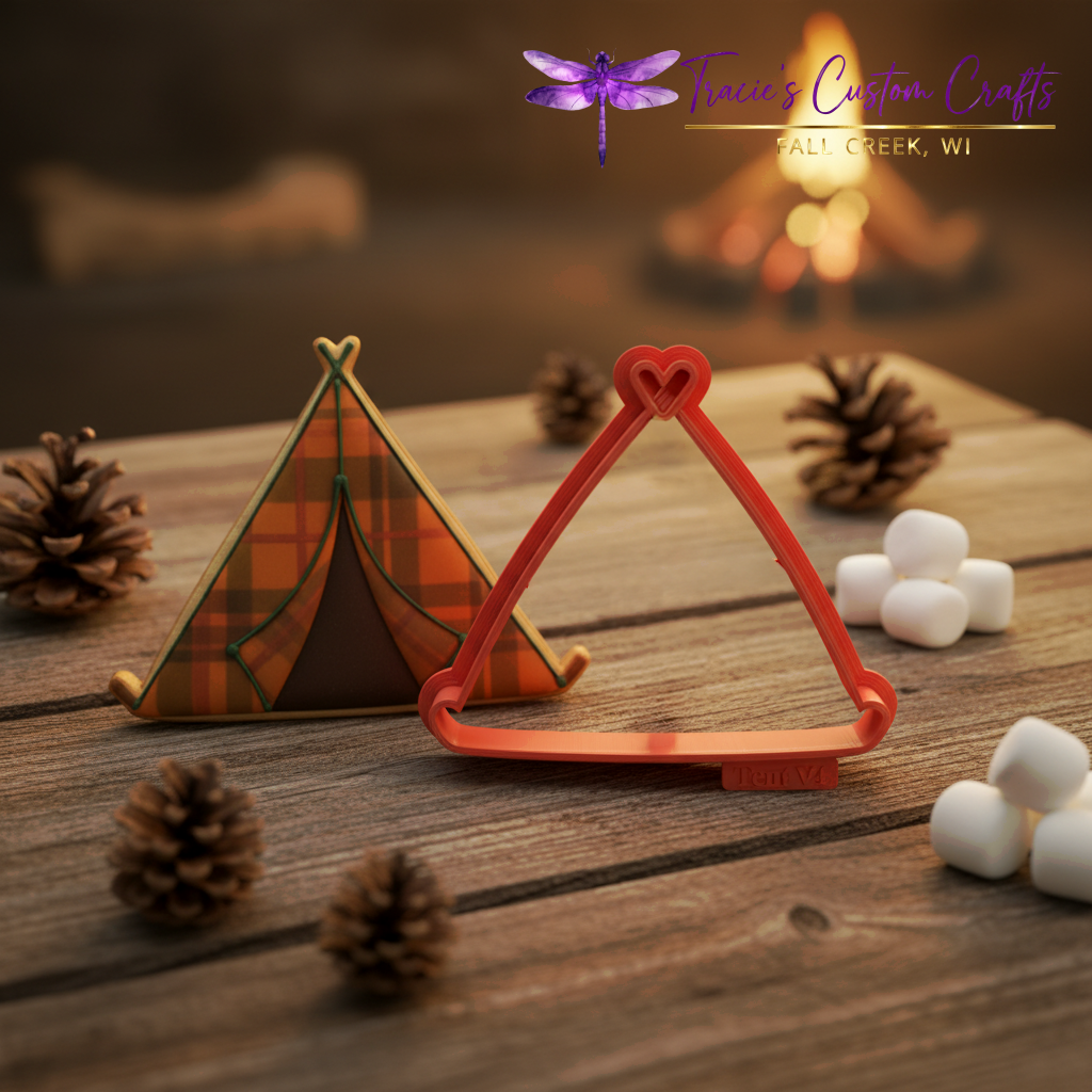 Camping Cookie Cutter Collection – Tents, Lanterns, Campfires & Adventure Designs