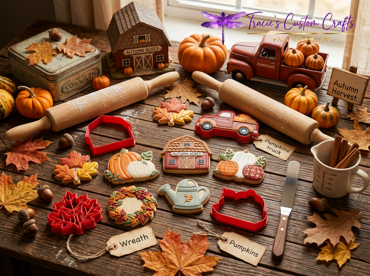 Autumn Acres Cookie Cutter Collection – Cozy Fall Farm & Harvest Designs