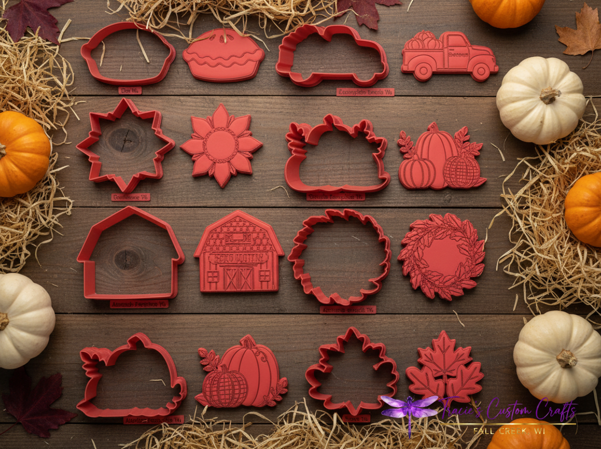 Autumn Acres Cookie Cutter Collection – Cozy Fall Farm & Harvest Designs