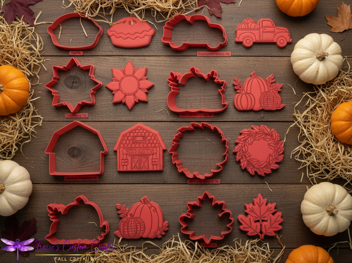 Autumn Acres Cookie Cutter Collection – Cozy Fall Farm & Harvest Designs