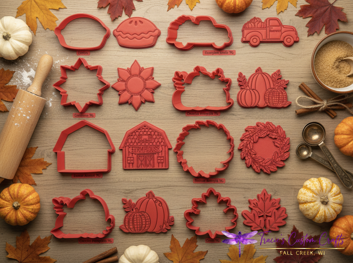 Autumn Acres Cookie Cutter Collection – Cozy Fall Farm & Harvest Designs