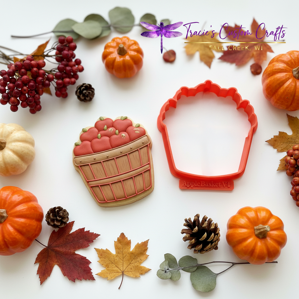 Fall Farmers Market Cookie Cutter Collection – Pumpkins, Apples, Leaves & Harvest Designs
