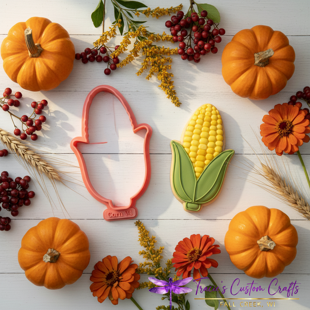Fall Farmers Market Cookie Cutter Collection – Pumpkins, Apples, Leaves & Harvest Designs