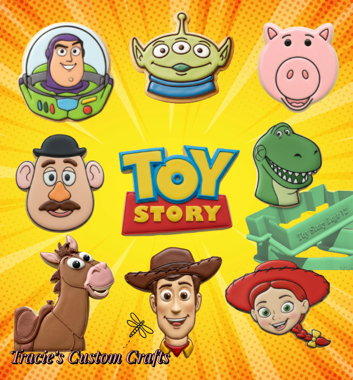 ⭐ Toy Story Cookie Cutters & Stamps – Classic Character Adventure Collection