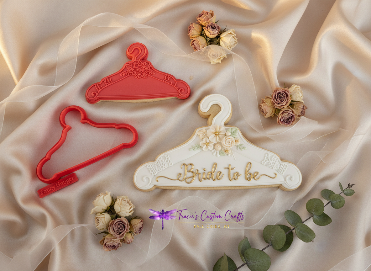 ⭐ She’s Tying the Knot Cookie Cutters & Stamps – Modern Bridal Shower Collection