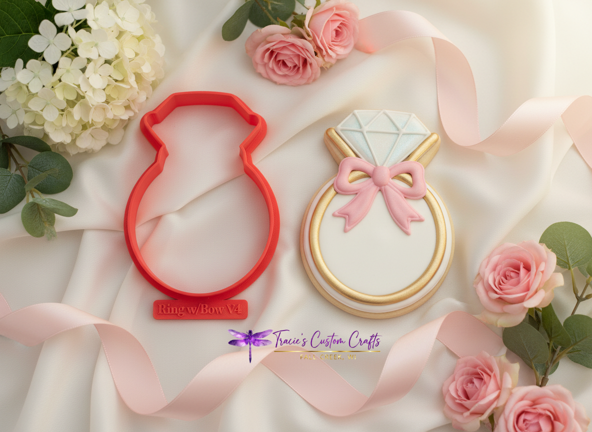⭐ She’s Tying the Knot Cookie Cutters & Stamps – Modern Bridal Shower Collection