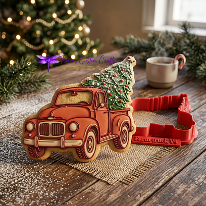 Barnyard Christmas -  Santa's Pets Cookie Cutter & Stamp Set - A Rustic Holiday Collection