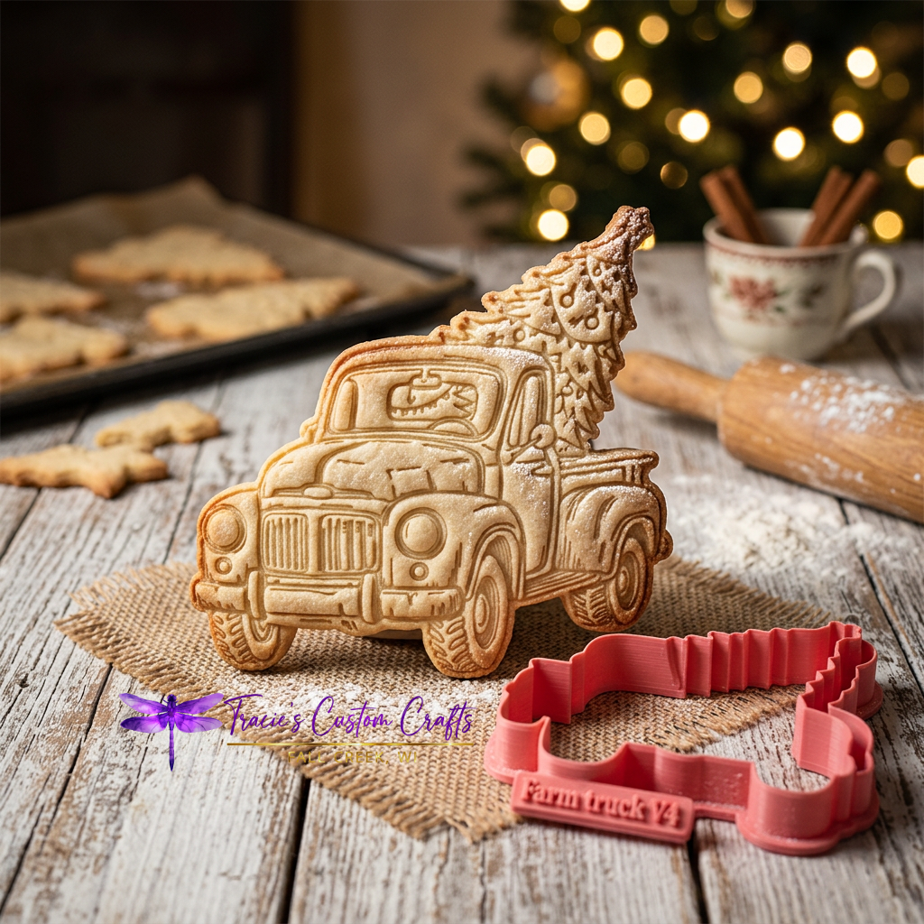 Barnyard Christmas -  Santa's Pets Cookie Cutter & Stamp Set - A Rustic Holiday Collection