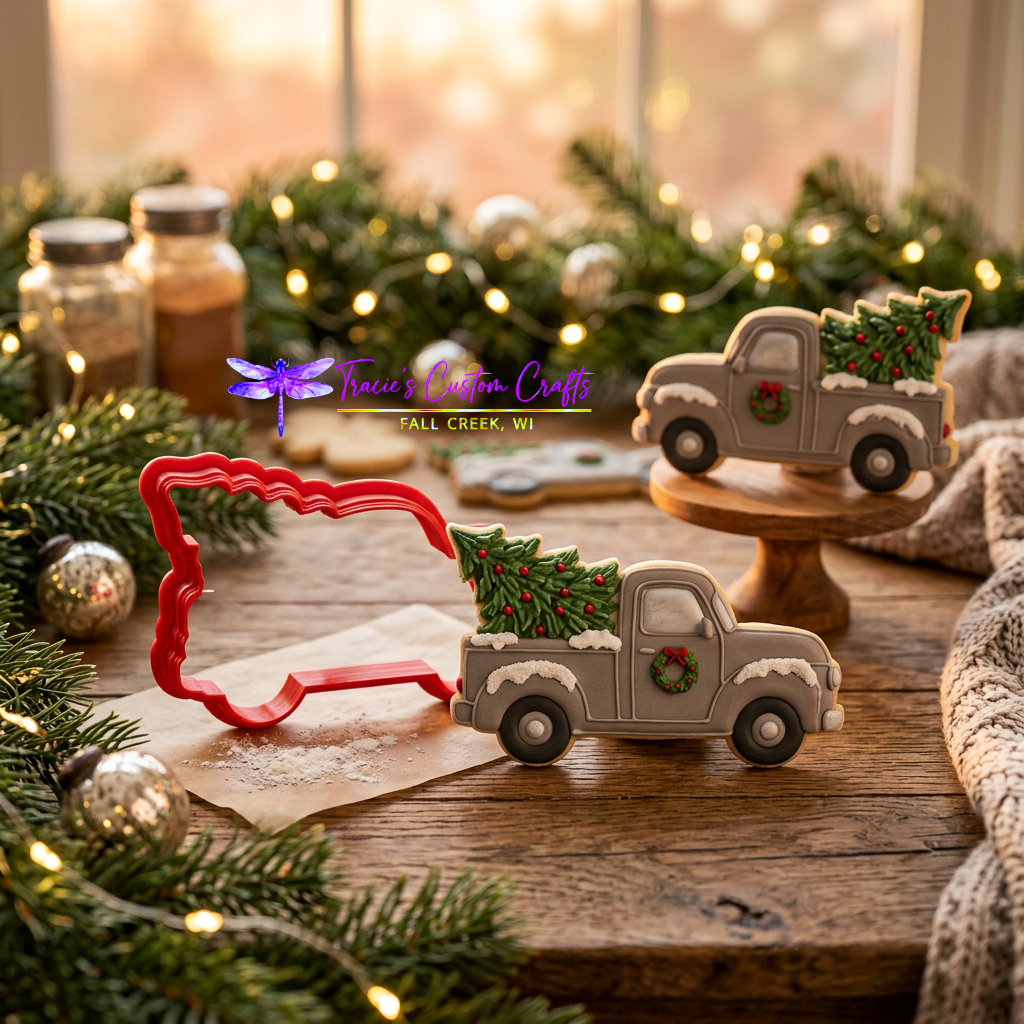Barnyard Christmas -  Merry Market Cookie Cutter & Stamp Set - A Rustic Holiday Collection