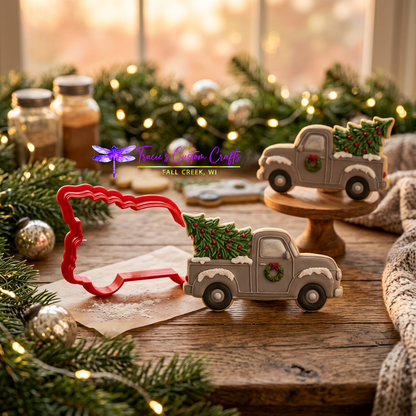 Barnyard Christmas -  Merry Market Cookie Cutter & Stamp Set - A Rustic Holiday Collection