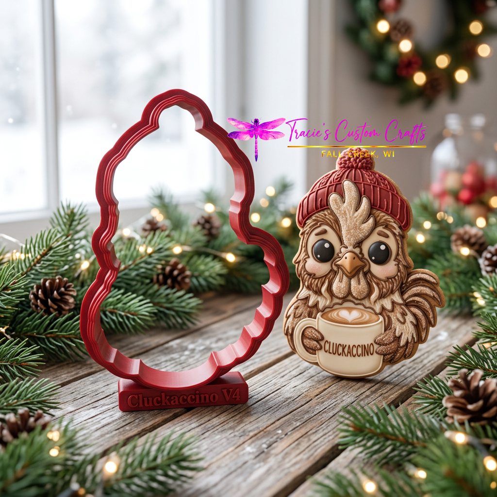 Barnyard Christmas -  Winter Treats Cookie Cutter & Stamp Set - A Rustic Holiday Collection