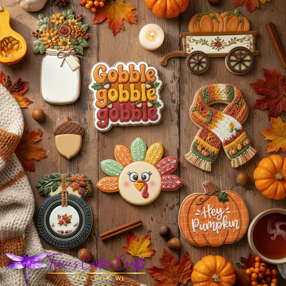 Harvest Lane Fall Cookie Cutter & Stamp Collection - A Vintage Collection