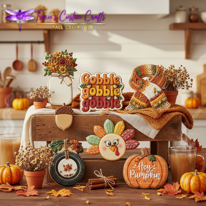 Harvest Lane Fall Cookie Cutter & Stamp Collection - A Vintage Collection