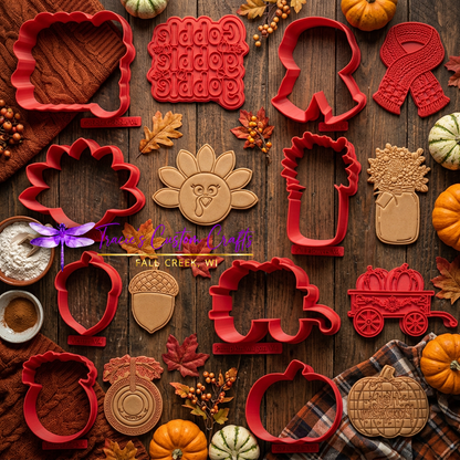 Harvest Lane Fall Cookie Cutter & Stamp Collection - A Vintage Collection