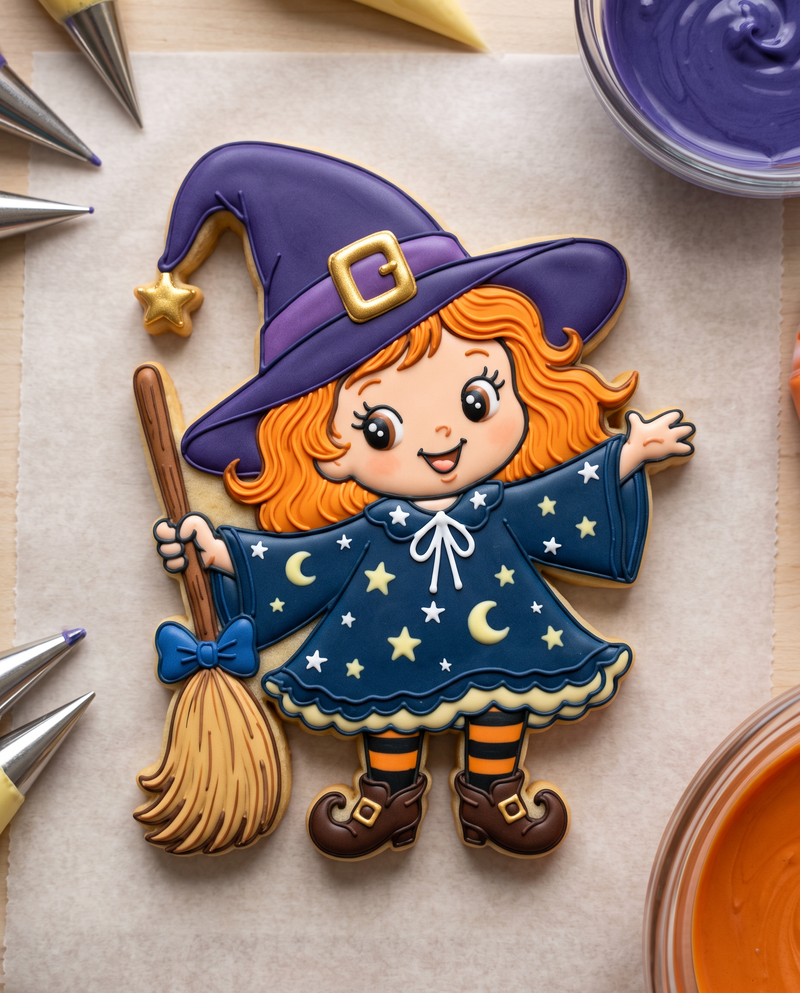 Witch Cookie Cutter & Stamp