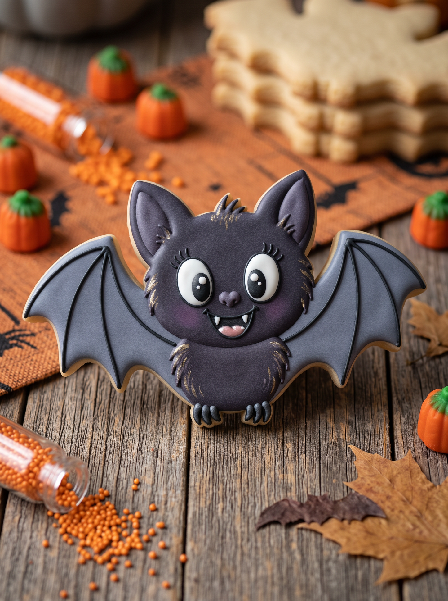 Bat Cookie Cutter & Stamp