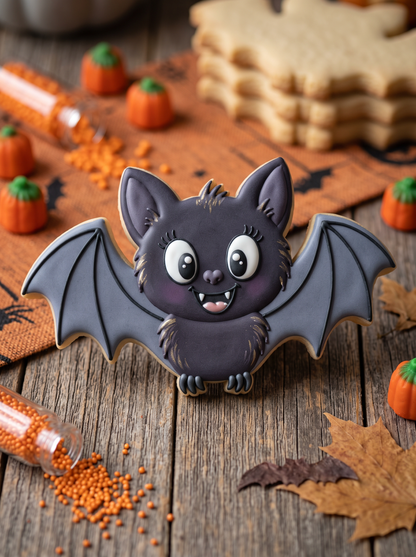 Bat Cookie Cutter & Stamp