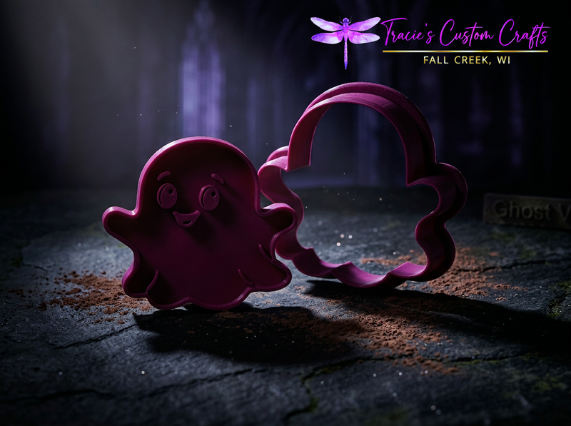Ghost Cookie Cutter & Stamp