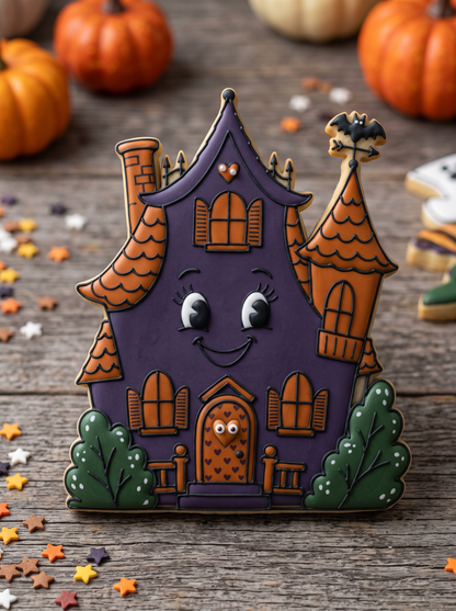 Haunted House Cookie Cutter & Stamp