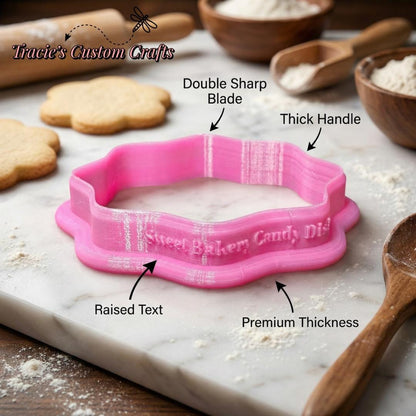 Blessings & Grace Cookie Cutters • Baptism|Communion Cookie Set • 3D Printed Food‑Safe PLA • Religious Cookie Cutters for Fondant|Clay