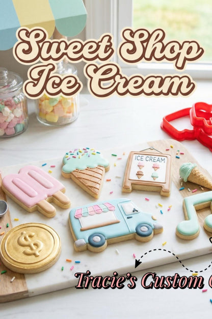 ⭐ Sweet Shop Ice Cream Cookie Cutters – Nostalgic Summer Treats Collection