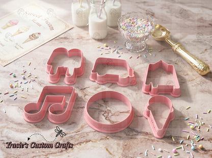 ⭐ Sweet Shop Ice Cream Cookie Cutters – Nostalgic Summer Treats Collection