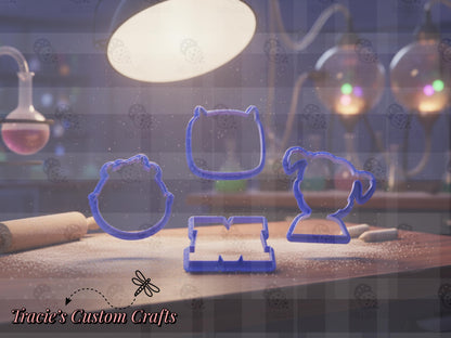 ⭐ Monsters Inc Cookie Cutters – Sully, Mikey, Boo & Monster Logo