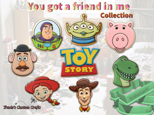 ⭐ Toy Story Cookie Cutters & Stamps – Classic Character Adventure Collection