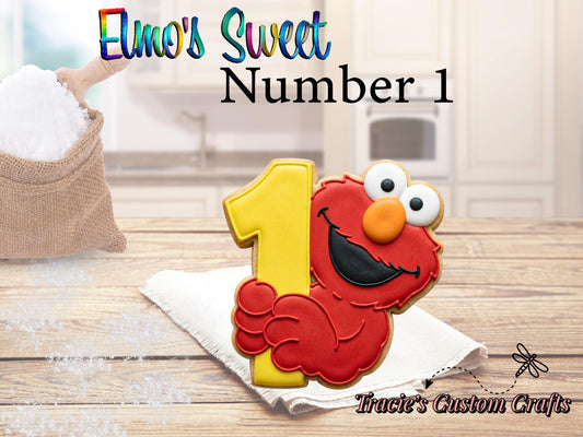 Sweet Number One Cookie Cutter PLA
