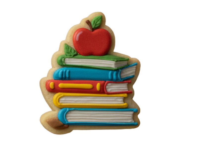 Teacher Appreciation Cookie Cutters – Books, Bear, Apple, Latte Shapes (PLA)