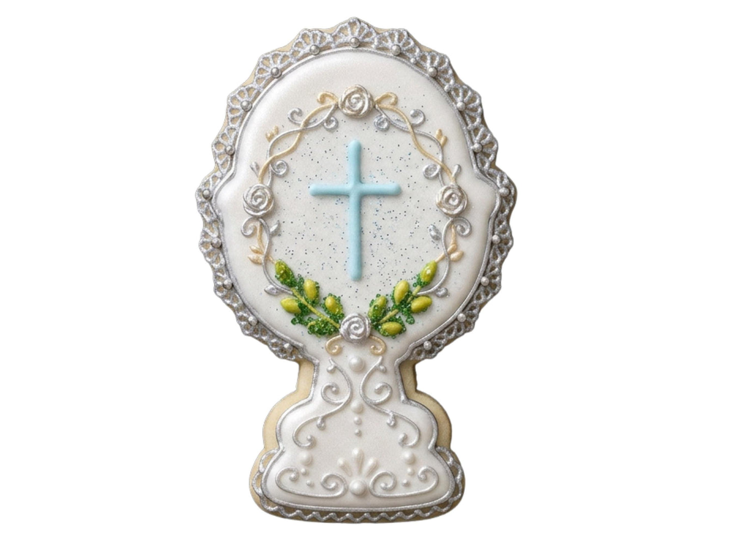 Blessings & Grace Cookie Cutters • Baptism|Communion Cookie Set • 3D Printed Food‑Safe PLA • Religious Cookie Cutters for Fondant|Clay