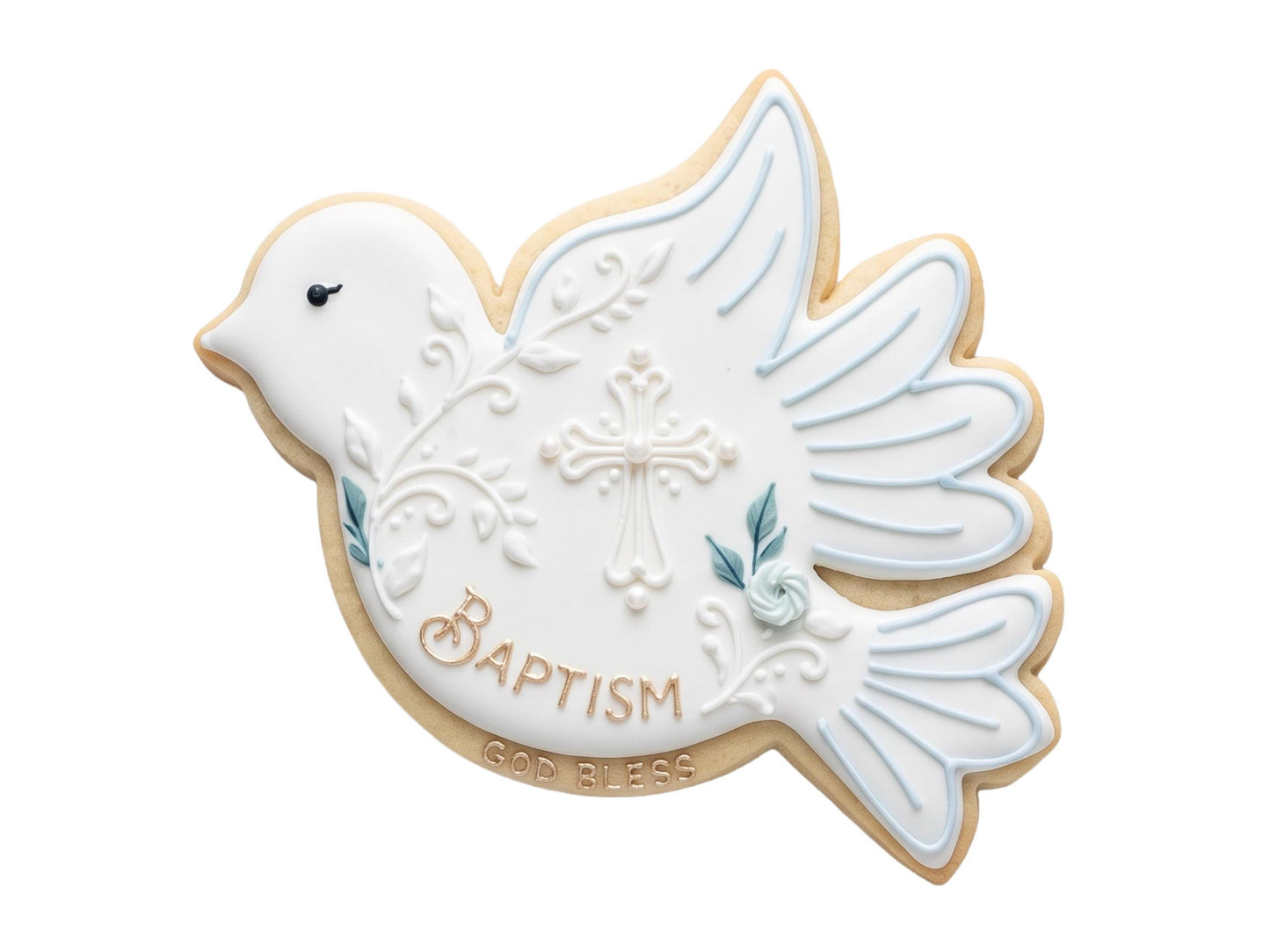 Blessings & Grace Cookie Cutters • Baptism|Communion Cookie Set • 3D Printed Food‑Safe PLA • Religious Cookie Cutters for Fondant|Clay