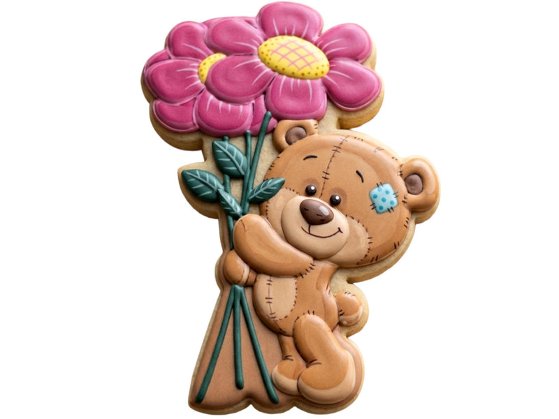 Teacher Appreciation Cookie Cutters – Books, Bear, Apple, Latte Shapes (PLA)