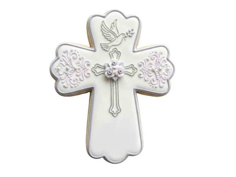 Blessings & Grace Cookie Cutters • Baptism|Communion Cookie Set • 3D Printed Food‑Safe PLA • Religious Cookie Cutters for Fondant|Clay