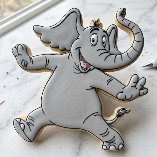 ⭐ Dr. Seuss & Friends Cookie Cutters & Stamps – Whimsical Storybook Character Collection