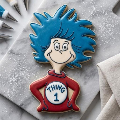 ⭐ Dr. Seuss & Friends Cookie Cutters & Stamps – Whimsical Storybook Character Collection