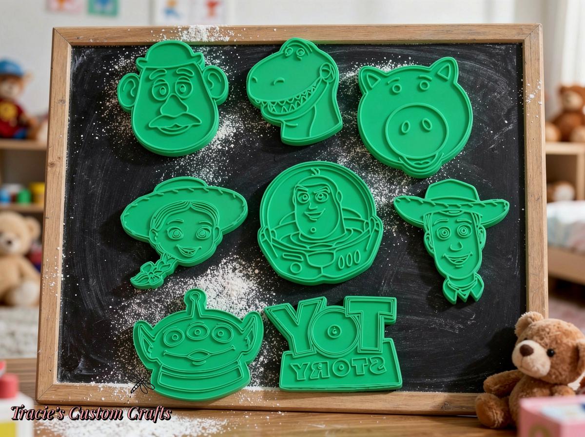 ⭐ Toy Story Cookie Cutters & Stamps – Classic Character Adventure Collection