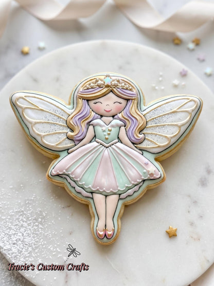 ⭐ Pixie Dust Princess Cookie Cutters & Stamps – Enchanted Fairy Magic Collection