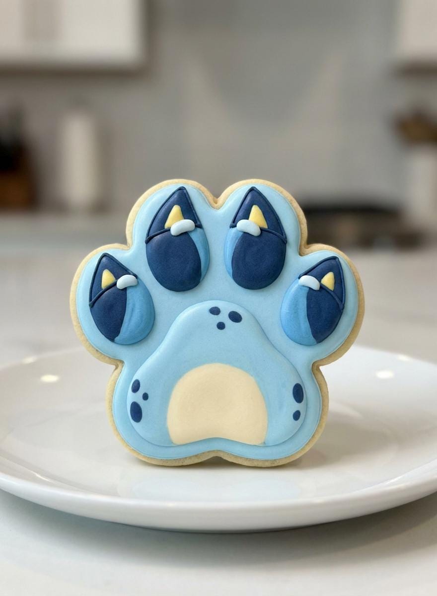 ⭐ HBD Bluey Cookie Cutters & Stamps – Birthday Party Character Collection