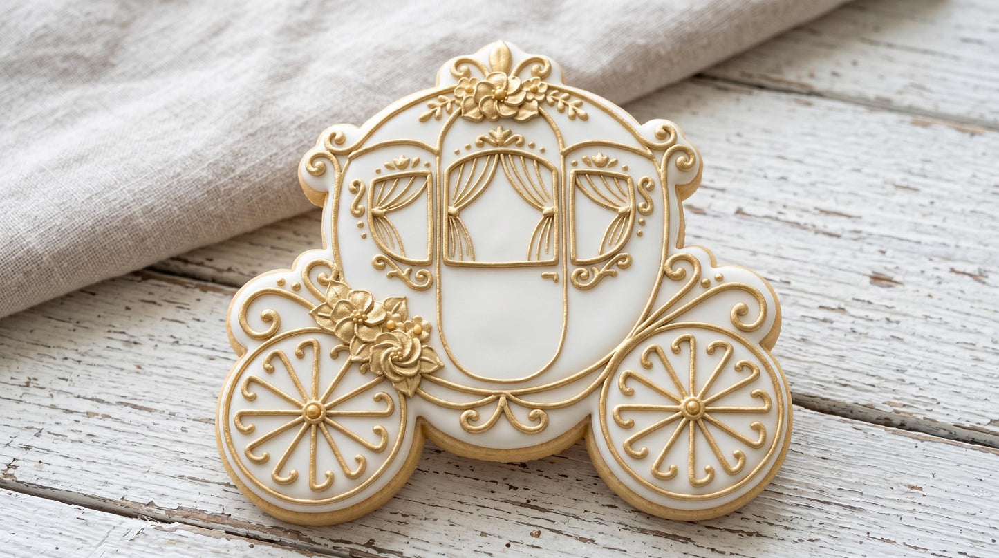 ⭐ Happily Ever After Cookie Cutters & Stamps – Fairytale Wedding Collection