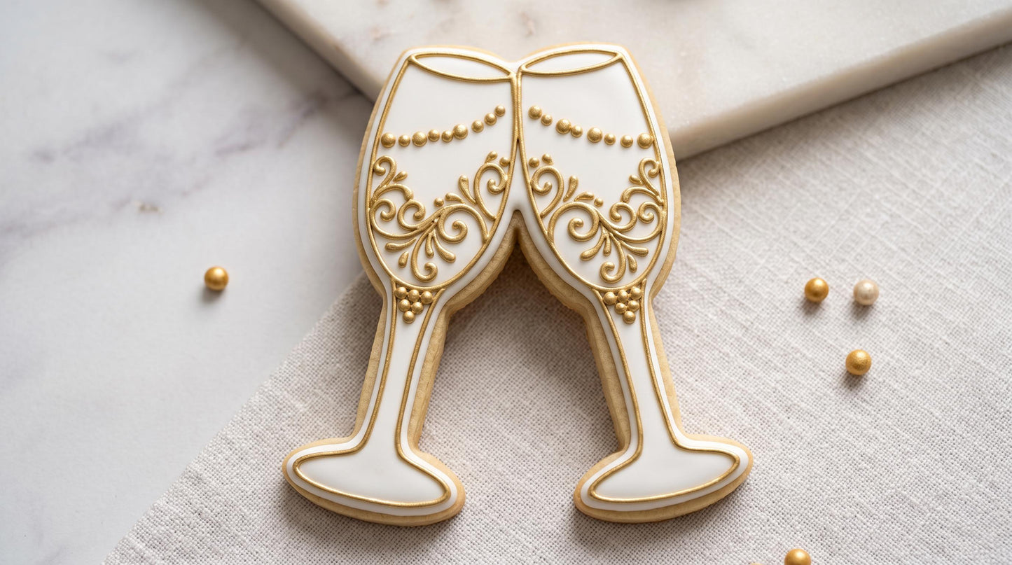⭐ Happily Ever After Cookie Cutters & Stamps – Fairytale Wedding Collection