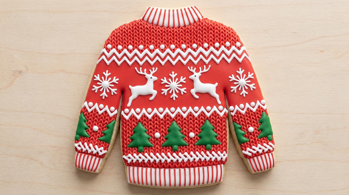 ⭐ Sweater Weather Cookie Cutters & Stamps – Cozy Autumn Baking Collection