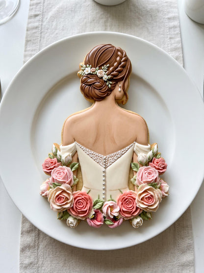 ⭐ Petals & Promises Cookie Cutters & Stamps – Modern Bridal Collection