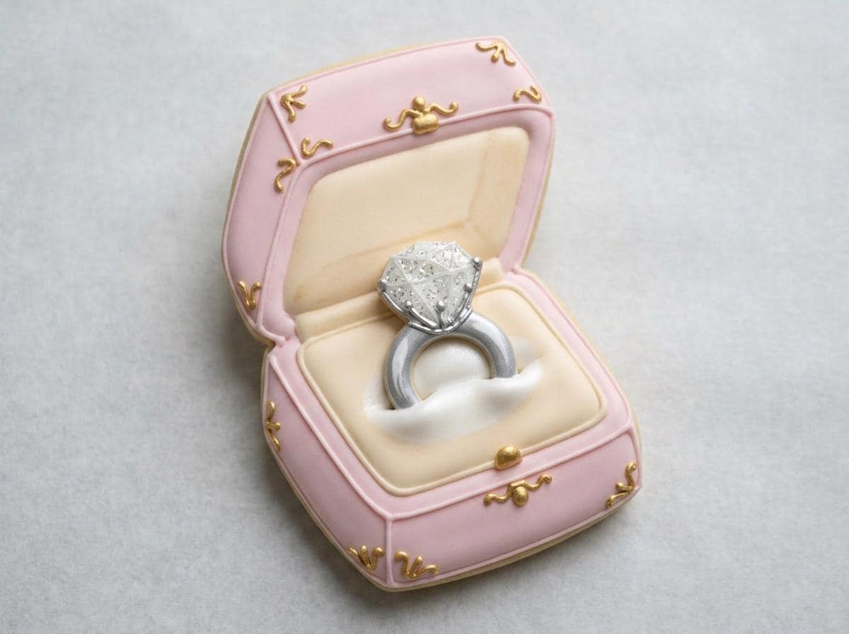 ⭐ Petals & Promises Cookie Cutters & Stamps – Modern Bridal Collection